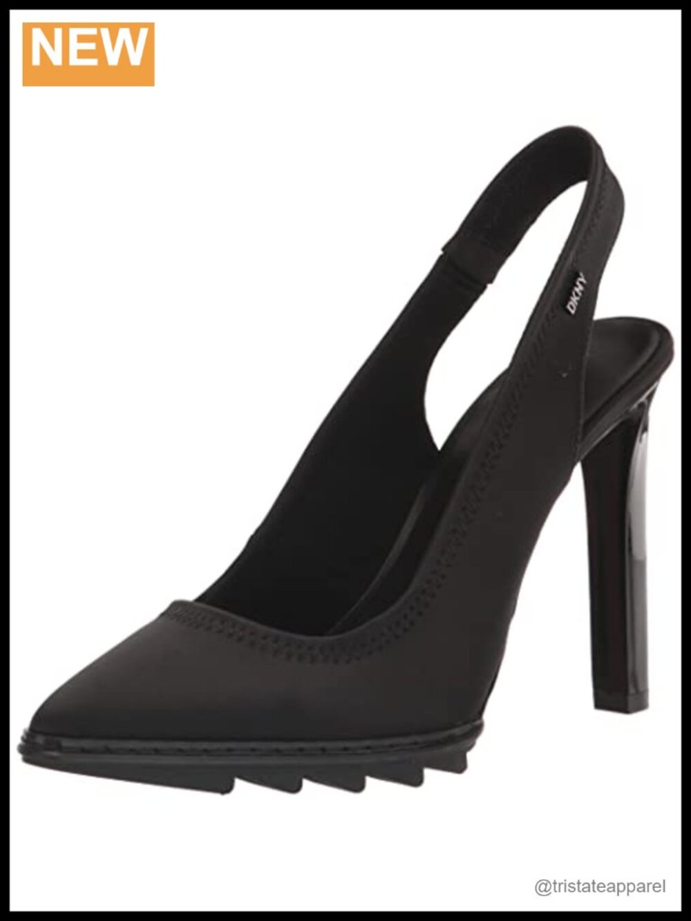 Pointed Toe Slingback Stiletto Heel Wedge Pump Comfortable Wedding Shoe